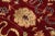 Shabby Chic Ziegler Red Blue Hand-Knotted Wool Rug - 9'1'' X 11'7'' For Sale In New York - Image 6 of 8