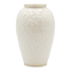 Lenox Centennial Vase (1989) – Embossed Floral Porcelain, Limited Edition, 24k Gold Trim