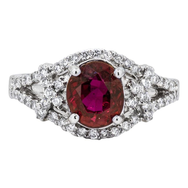 Late 20th Century 18k Ruby Ring, Size 6.25 For Sale