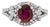 Late 20th Century 18k Ruby Ring, Size 6.25 For Sale