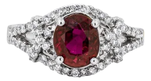 Late 20th Century 18k Ruby Ring, Size 6.25