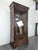Louis Philippe Glass-Fronted Cabinet in Flamed Mahogany, in Very Good conditions.