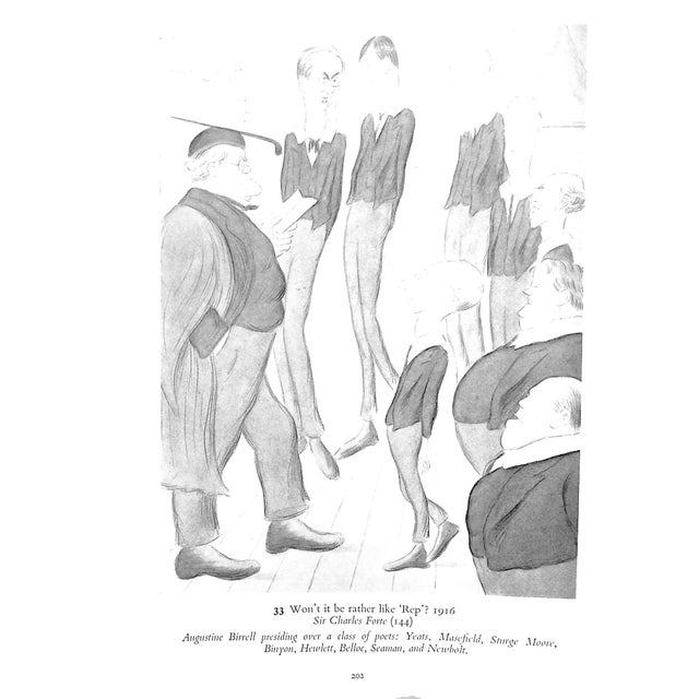 White "A Catalogue of the Caricatures of Max Beerbohm" 1972 Hart-Davis, Rupert [Compiled By] For Sale - Image 8 of 11