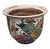Vintage Chinoiserie Ceramic Peacock and Peony Fishbowl Jardinier Vase For Sale - Image 4 of 12