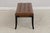 1990s Safavieh Tufted Brown Leather Regency Window Bench For Sale - Image 5 of 16