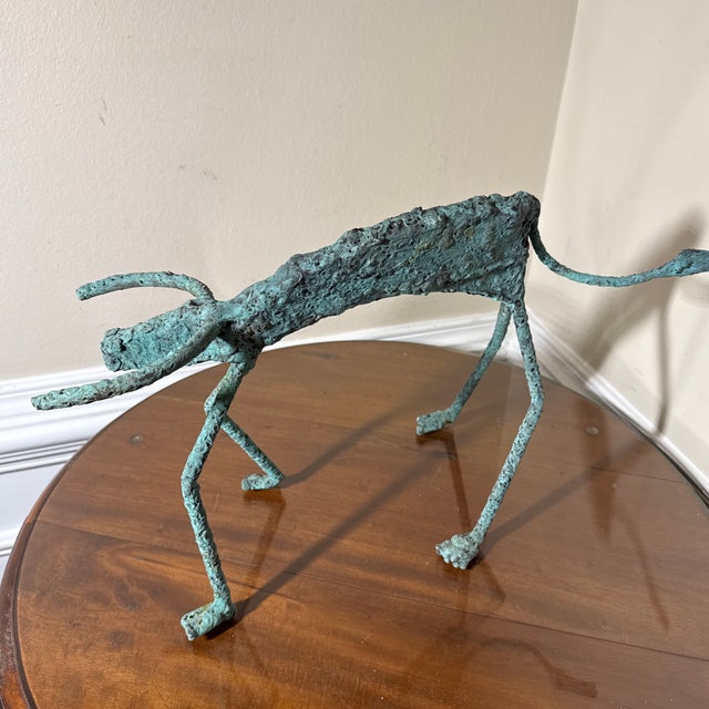 Early 21st Century Bronze Artist Made Brutalist Style Bull For Sale In Atlanta - Image 6 of 7