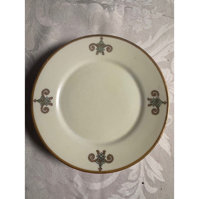 Antique J&c Bavaria 1898-1923 "Art Nouveau" Hand Painted Plates. Each Plate Different - Set of 10 For Sale - Image 11 of 13