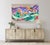 Av_943 - Original Contemporary Fluid Abstract Acrylic Painting on Linen by Alex Voinea For Sale - Image 9 of 10