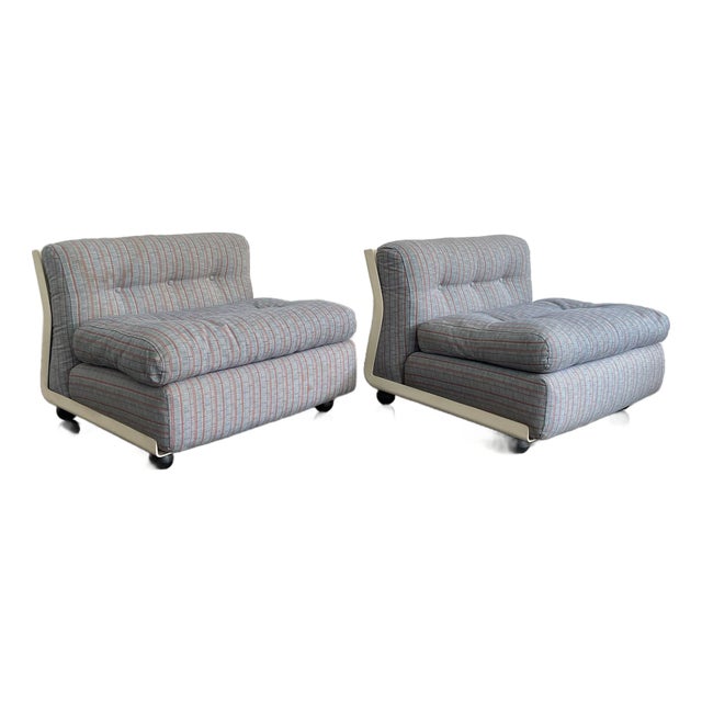 Italian Amanta Chairs, Mario Bellini, 1960s For Sale