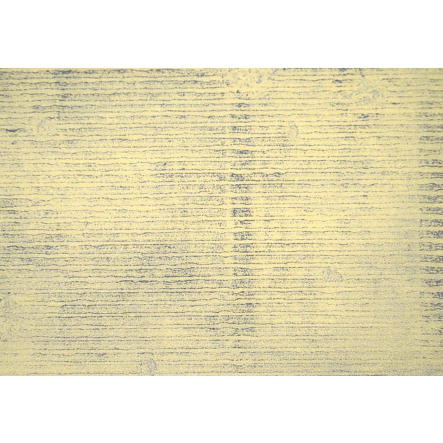 Abstract Expressionism Not Quite Green - Minimalist Transfer Monotype in Oil by Heather Speck For Sale - Image 3 of 9