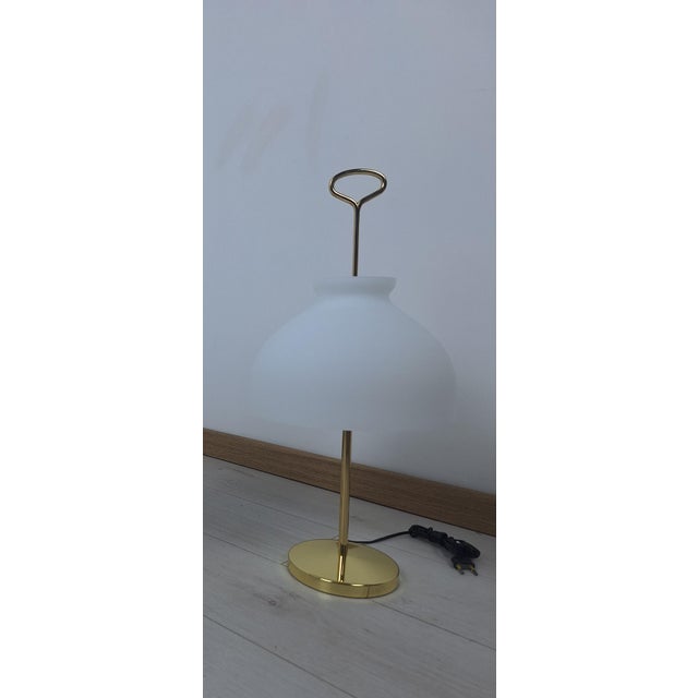 Mid-Century Modern Vintage LTA3 Model Table Lamp in Brass by Ignazio Gardella for Azucena, 1950s For Sale - Image 3 of 13