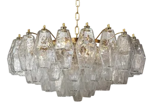 Barovier Murano Glass Sputnik Chandelier from Poliedro Mazzega Zuccheri Venini