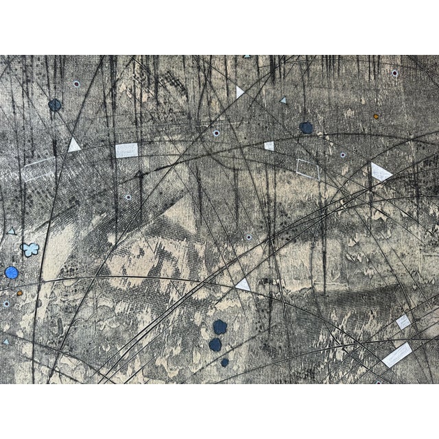 Erik Laffer American (1982 ) Abstract Oil on Canvas Painting For Sale In Miami - Image 6 of 12