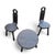 Brutalist Chairs and Side Table, Spain, 1970s, Set of 3 For Sale - Image 13 of 18