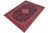 Shabby Chic Persian Kashan Blue/Red Wool Rug - 9'8'' X 12'10'' For Sale - Image 9 of 10