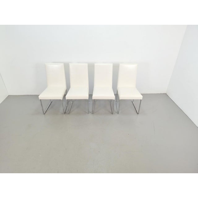 Contemporary Solo Dining Chairs by Antonio Citterio for B&B Italia, 1990, Set of 4 For Sale - Image 3 of 14