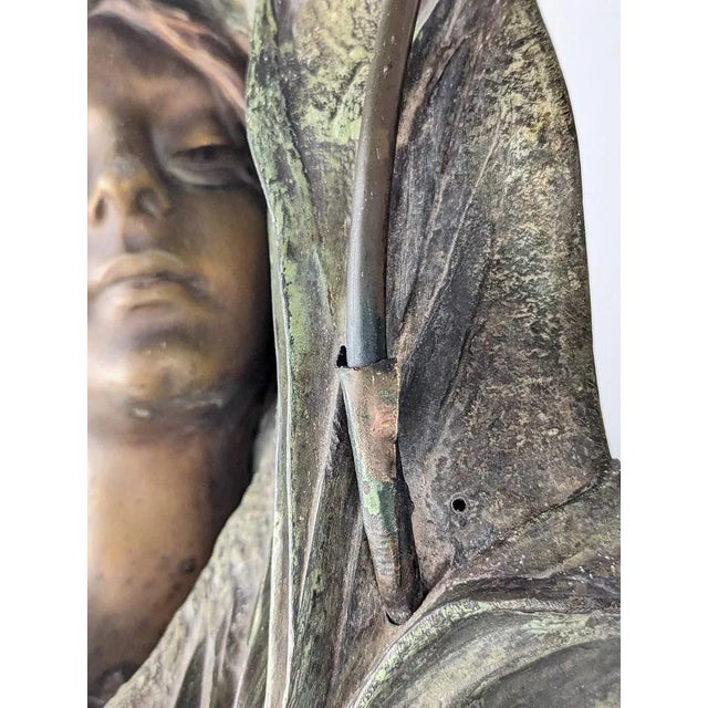 Art Nouveau Lamp by Julien Causse, 1900s For Sale - Image 10 of 12