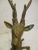 Vintage Sarreid Brass Deer Figurine Reclining With Brass Details For Sale - Image 10 of 12