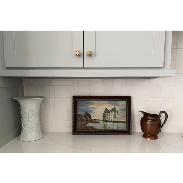 Vintage European Decorative Copperware Pitcher / Copperware Vase For Sale In Little Rock - Image 6 of 11