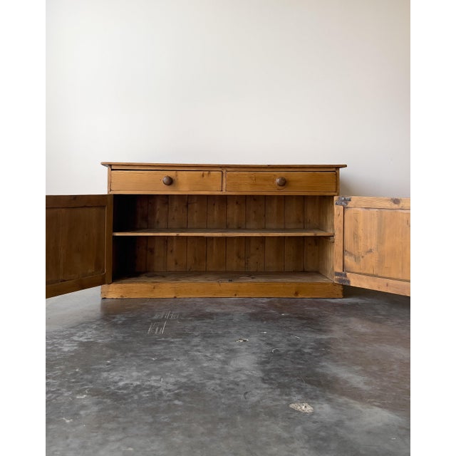 Mid 19th Century Antique 19th Century English Pine Sideboard For Sale - Image 5 of 10