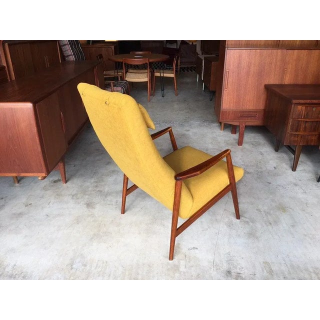 Danish Teak Lounge Chair by Hartmut Lohmeyer, 1950s For Sale - Image 6 of 11
