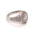 2010s Diamond Ring 14k White Gold 0.45 TCW 4.88g Certified, Size 6.5 For Sale - Image 5 of 13