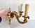 Baroque Vintage French Double Arm Bronze Wall Lights, 1960s, Set of 2 For Sale - Image 3 of 8