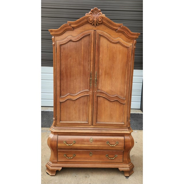 Tuscan Tuscan Style Clothing Armoire From Century Furniture For Sale - Image 3 of 13