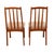1980s Koda Woodcraft Danish Modern Teak Slat Back Side Dining Chairs - A Pair For Sale In Tampa - Image 6 of 12