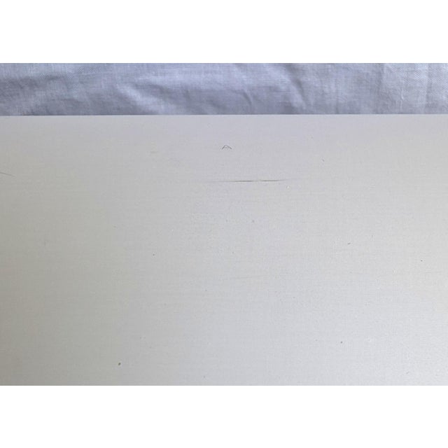 1970s Mid Century Lightcraft Frosted Glass U-Bar Bathroom Vanity Light For Sale In Los Angeles - Image 6 of 8