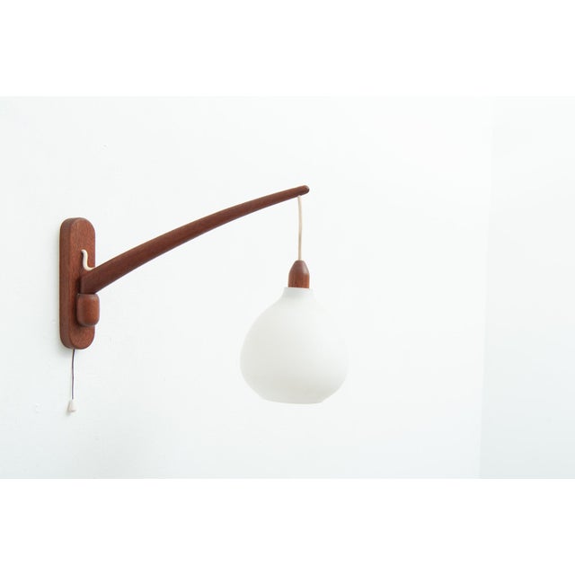 Luxus Wall Lamp by Uno & Östen Kristansson for Luxus, 1950s For Sale - Image 4 of 6