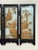 Wood Mid 20th Century Chinese San You Cork Carving Four\-Panel Tabletop Screen** For Sale - Image 7 of 11