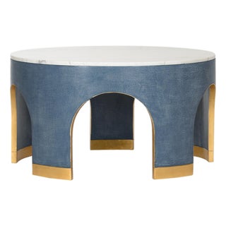 Aqueduct Cocktail/Coffee Table - Blue For Sale