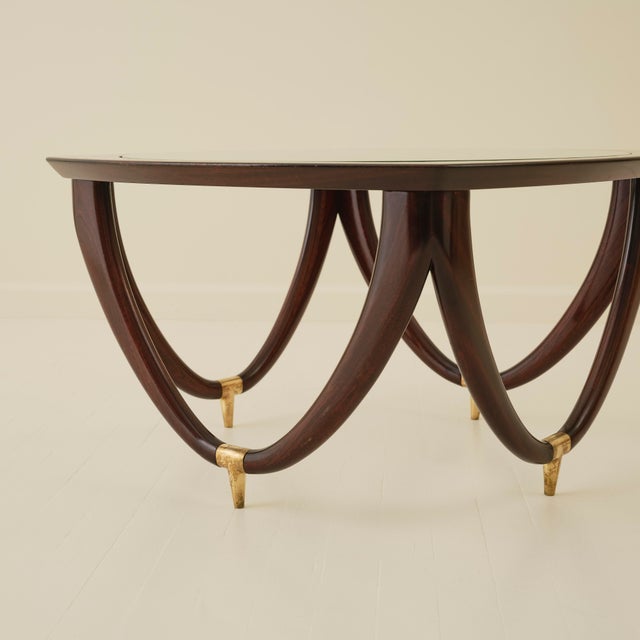Mid-Century Modern Melchiorre Bega Italian Modernist Coffee Table, 1950s For Sale - Image 3 of 8