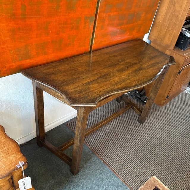 Gregorius Pineo Vintage Dark Wood Console Table For Sale - Image 10 of 16