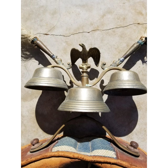 Blue Antique German Parade Horse Bells For Sale - Image 8 of 11