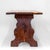 Vintage English Yew Wood Trestle Dining Table, 1960s For Sale - Image 9 of 15