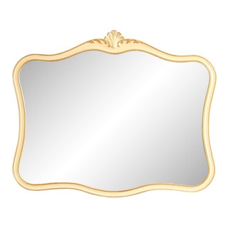 Vintage Drexel 'Touraine' French Provincial Style Painted Wall Mirror For Sale