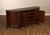 Traditional Antique Marble Top Mahogany Inlaid Figural Carved Buffet Sideboard For Sale - Image 3 of 18