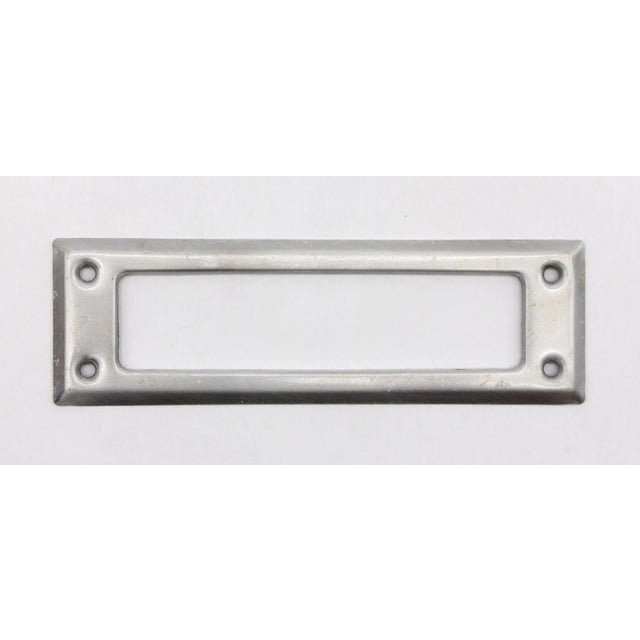 Late 20th Century Modern 8.25 In. Brush Aluminum Mail Slot For Sale - Image 5 of 6