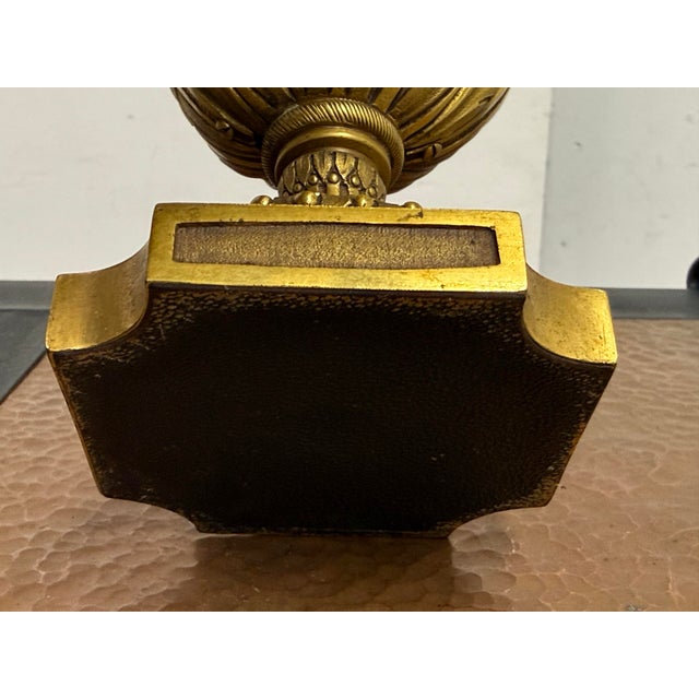 Swedish Neoclassical Gilt Bronze-Mounted Cobalt Blue Vases, Pair For Sale - Image 12 of 12