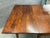 Antique Mahogany Drop Leaf Dining Table | Expandable 72" Gateleg Table, Chippendale Style For Sale - Image 4 of 9