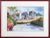 Ginny Masters - Country Farmhouse Framed Watercolor Painting For Sale
