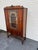 Early 20th Century Jacobean Revival Style Walnut Display China Cabinet For Sale - Image 11 of 14