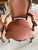 Pair of Vintage Walnut Louis XV-Style Upholstered Arm Chairs For Sale - Image 6 of 9