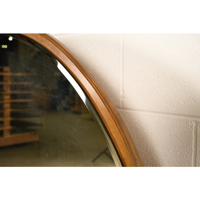 Brown Donald Deskey Style Art Deco Burl Wood Vanity Dresser With Mirror, Circa 1930s For Sale - Image 8 of 14