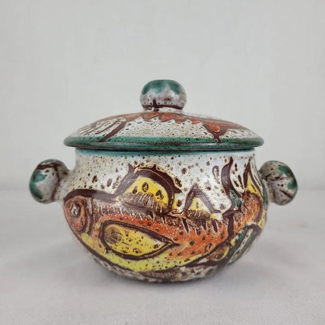 Ceramic Tureen from Vallauris, France, 1970s For Sale - Image 11 of 11