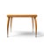 Gio Ponti Gio Ponti Style Mid Century Italian Walnut and Brass Expanding Dining Table With 2 Leaves For Sale - Image 4 of 13
