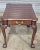 2000 - 2009 Pair Henkel Harris Chippendale Style Mahogany Claw & Ball Side Tables End Table For Sale - Image 5 of 14