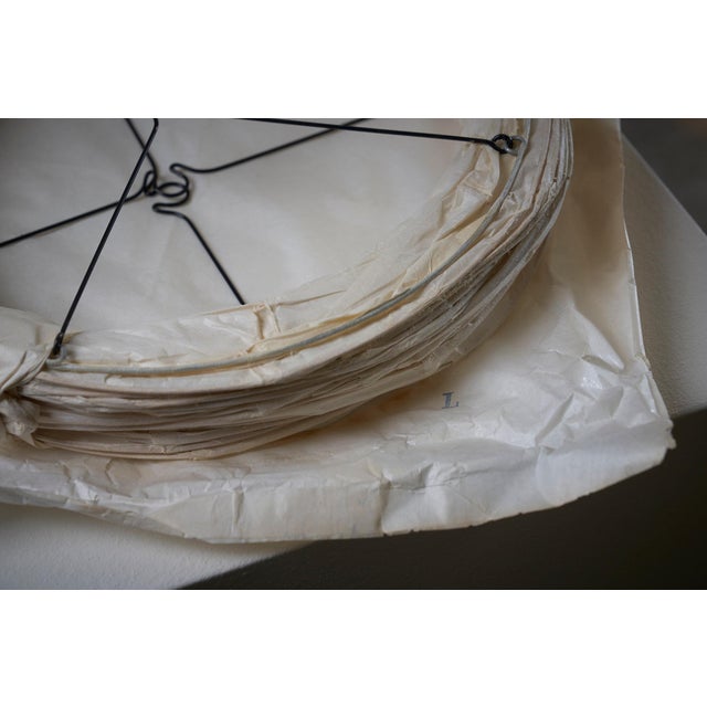 Akari Model L Ceiling Lamp attributed to Isamu Noguchi, 1951 For Sale - Image 12 of 16